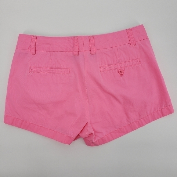 𝅺J. Crew Factory 100% Cotton Chino Broken-in Pink Shorts, Size 8 - Picture 2 of 4